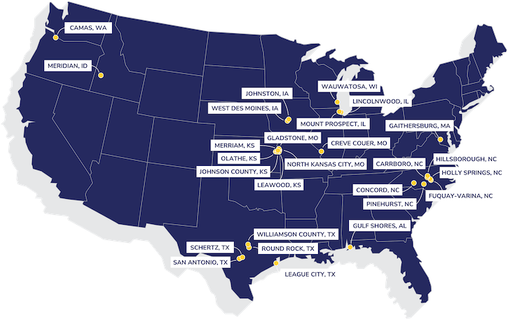 Leading the way map Leading the way map